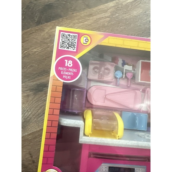 Barbie It Takes Two Café Playset with 18 Pastry Making Accessories HJY19 - NIB - Picture 3 of 5